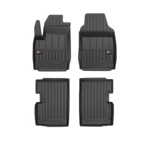 FIAT 500C Floor Mat - Omac - Premium TPE - Black - '09-'19